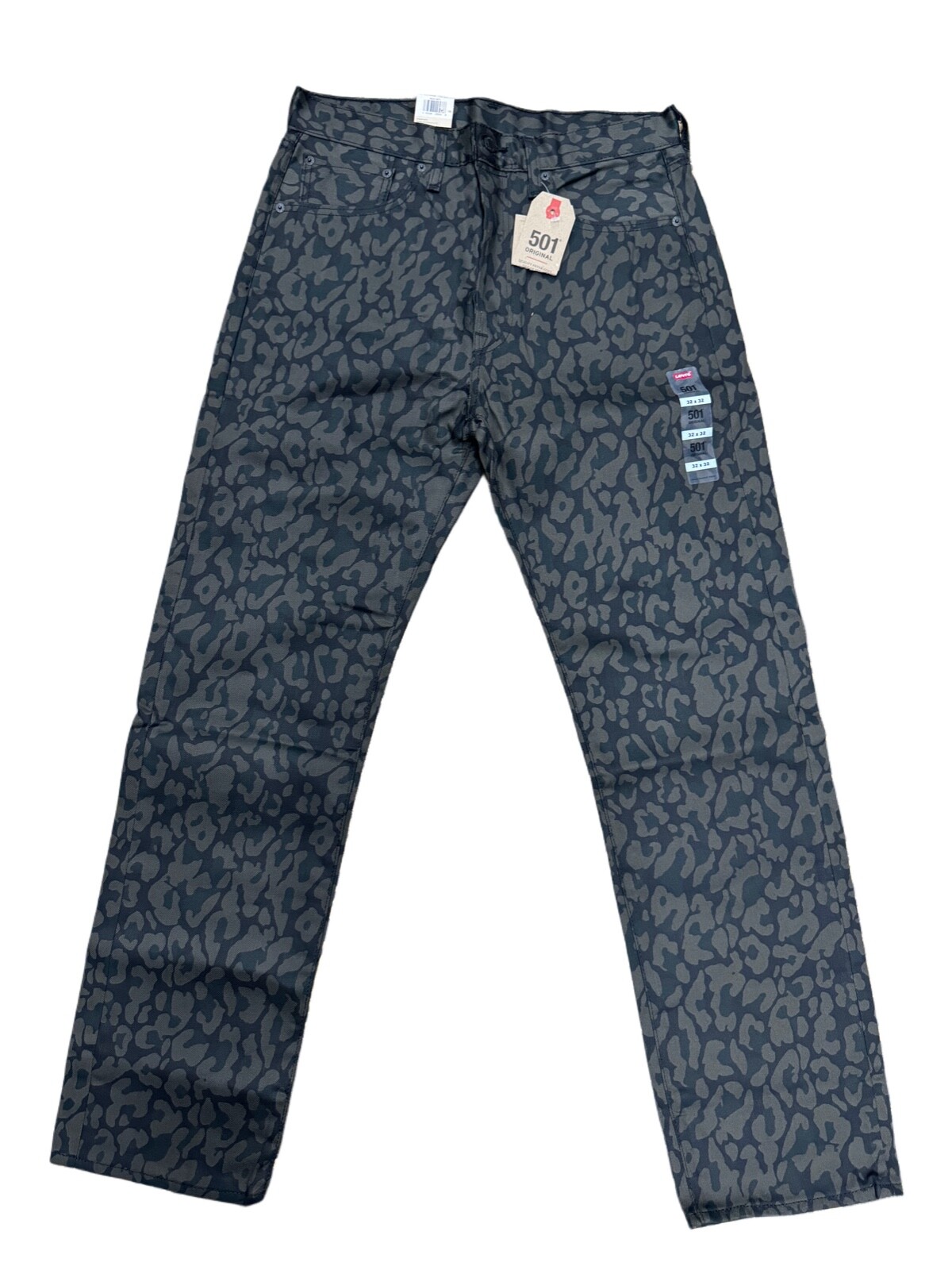 Levi's Men's 501 Original Shrink to Fit Bubble Camo Print Men's Jeans 005012871