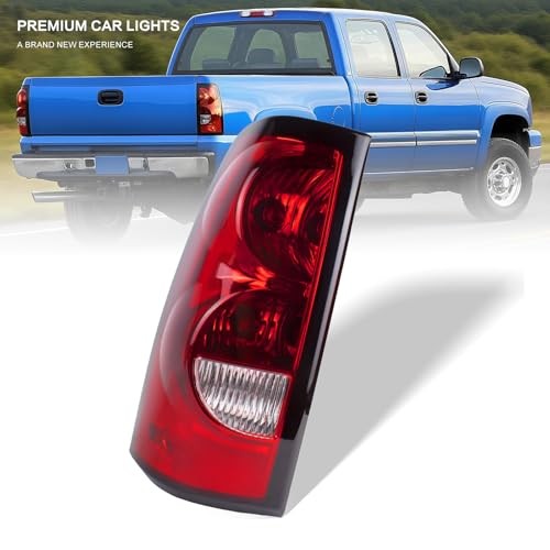 HSMOTHEV Red Left Driver Side Tail Light for 2003-2006