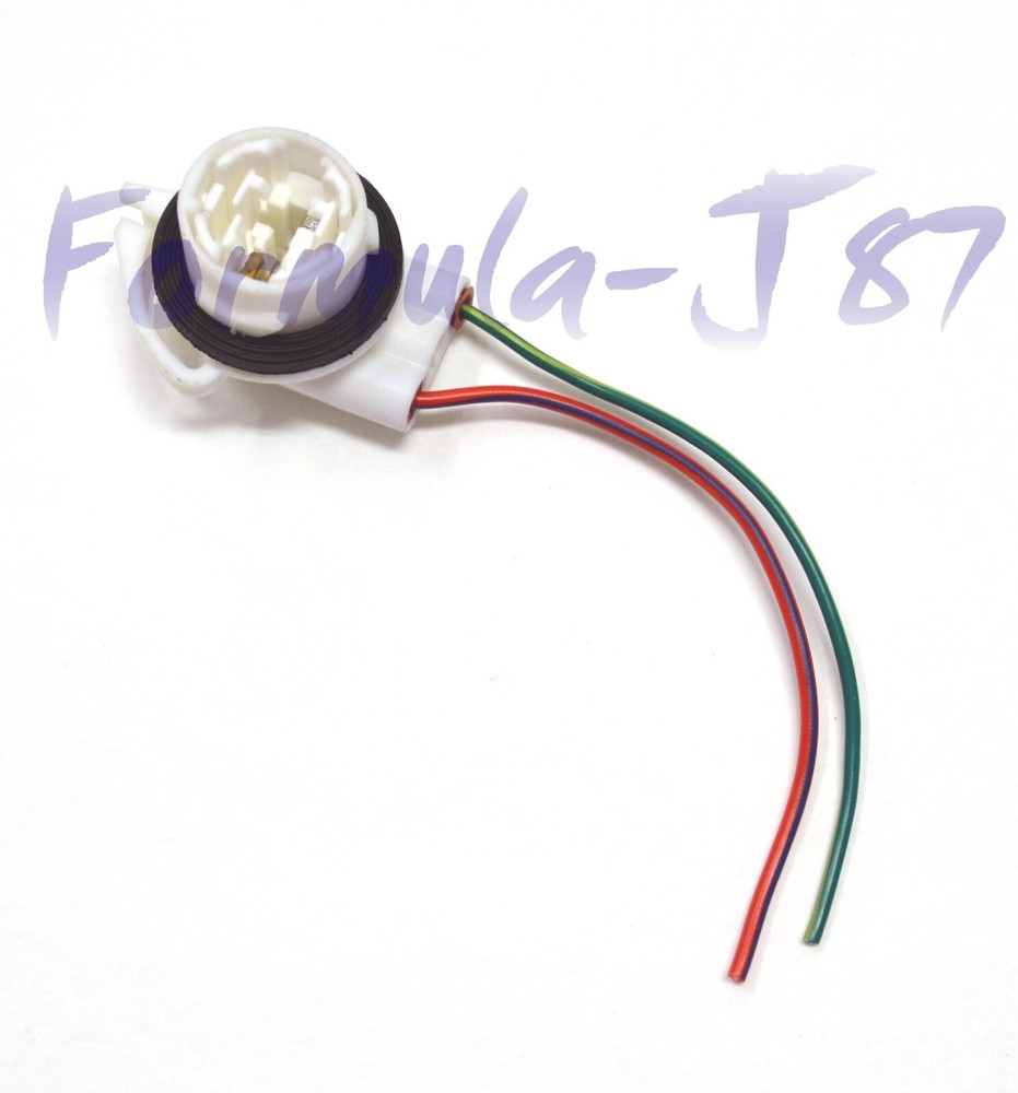 Universal Pigtail Wire Female Socket 3156 U Two Harness Back Up Reverse Replace