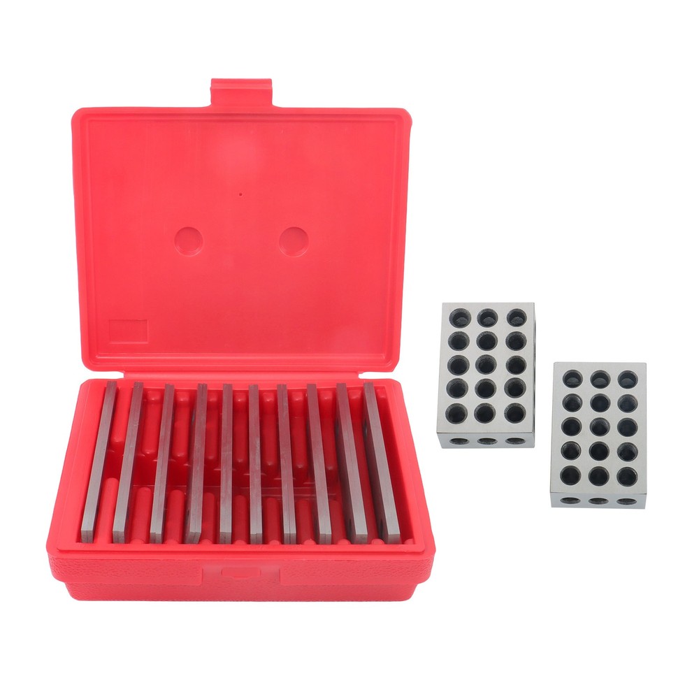 10Pair Precision 1/8 × 6" Parallel Set and 1 Matched Pair 23 Hole 1-2-3 Blocks