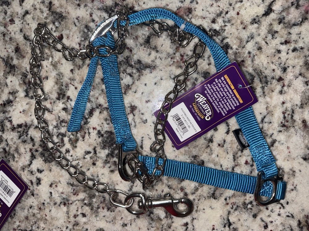 🐑 Weaver -2 Adjustable Sheep Halters NWT