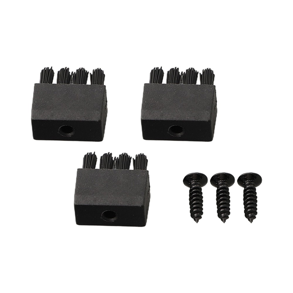 Increased Longevity Arrow Rest Brush Set 3pcs Replacement Brushes with Screws