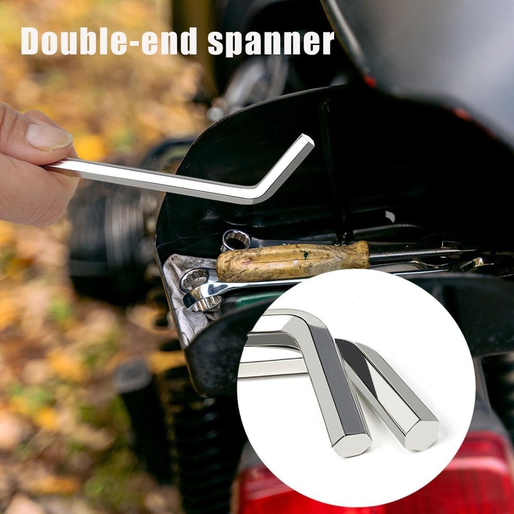 2 Pcs Garbage Disposal Wrench, Allen Wrench Tool Silver