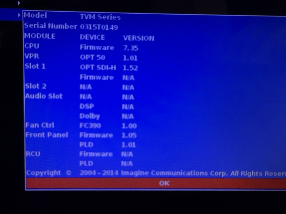 Imagine videotek TVM Series With Rack Box
