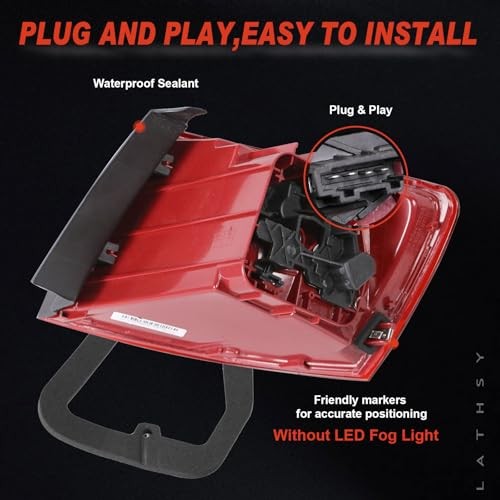 Tail Light Assembly Outer Compatible with 2011-2018 Volkswagen Jetta Left