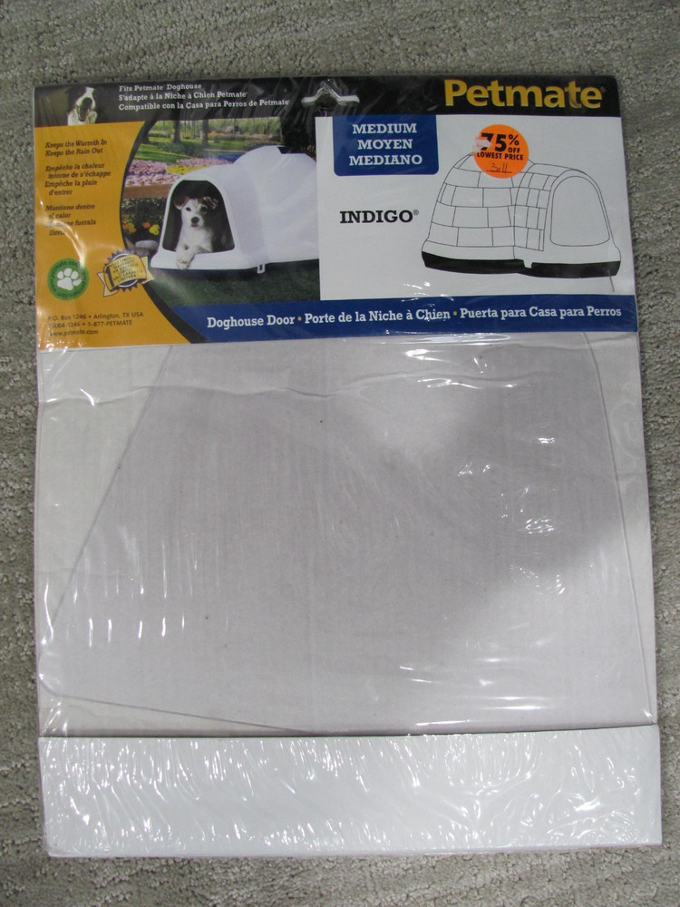 NEW PETMATE Indigo Doghouse Door (M)