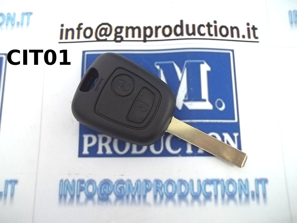 CITROEN C1 C2 C3 PLURAL REMOTE CONTROL KEY SHELL WITHOUT LOGO