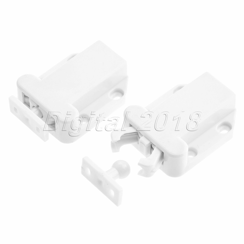 2Pcs Beetles Shape Cabinets Door Drawer Push To Open Release Catch Touch Latch