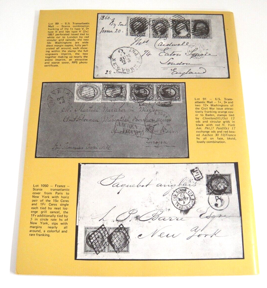 Roger Koerber Stamp Auction Catalog 1979 US Russian Space Program Postal History