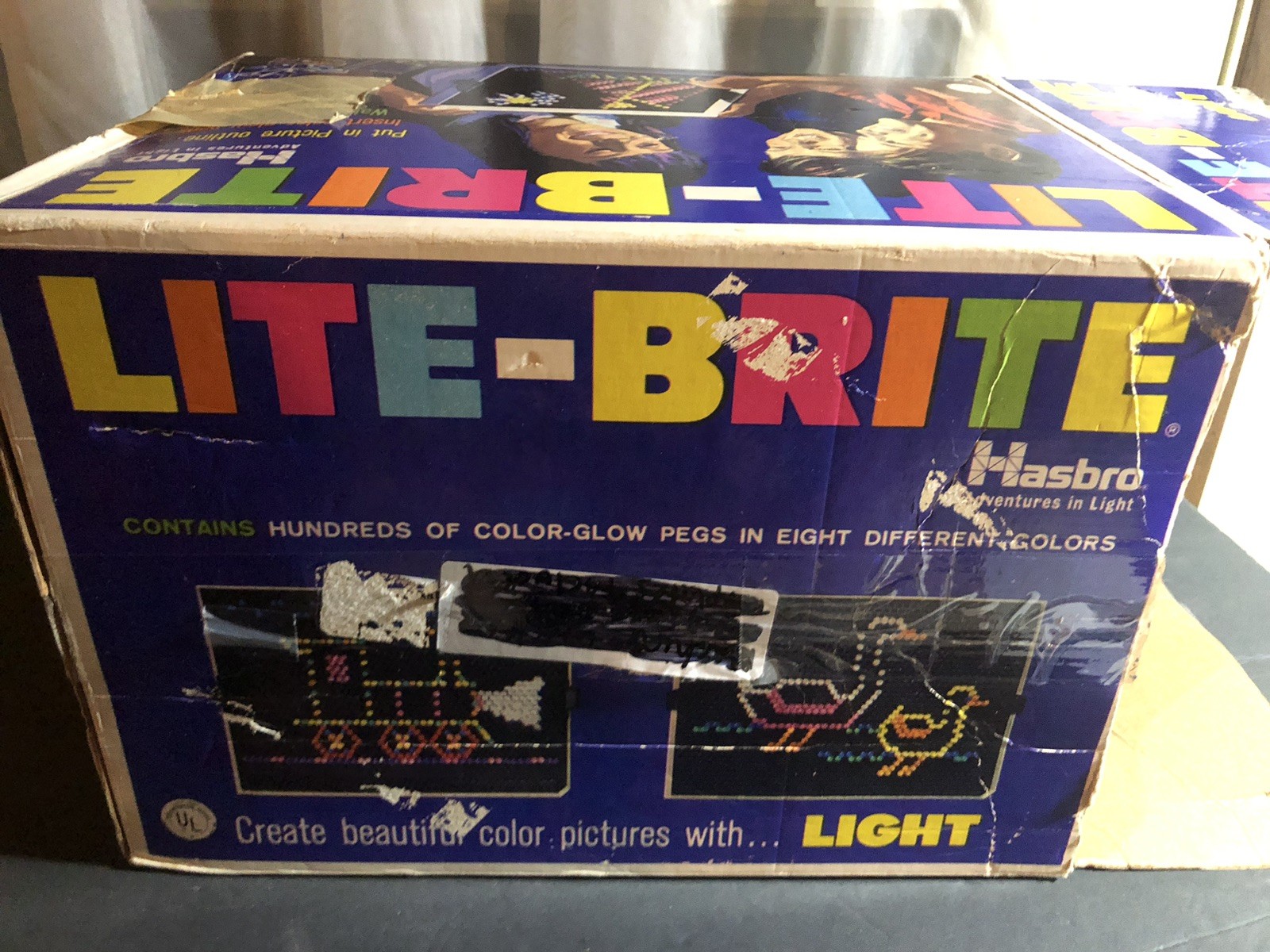 Vintage 1969 year,LITE BRITE Hasbro Light Bright ALL Original plus extras