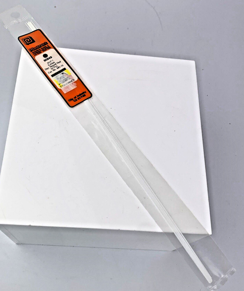 Plastruct Round Rod .015x10 (10) - #90849 NIP