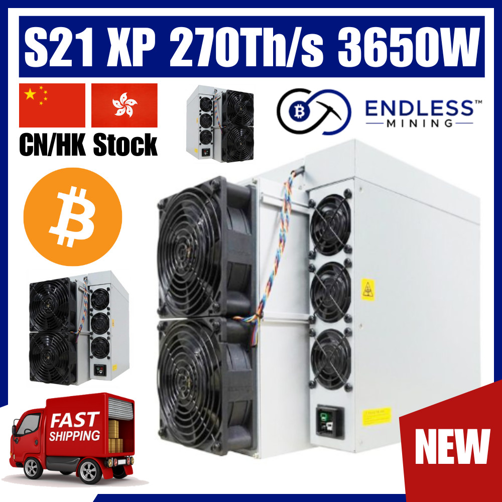 Bitmain Antminer S21 XP 270Th/s 3650W – Input Voltage 220~277V | Endless Mining