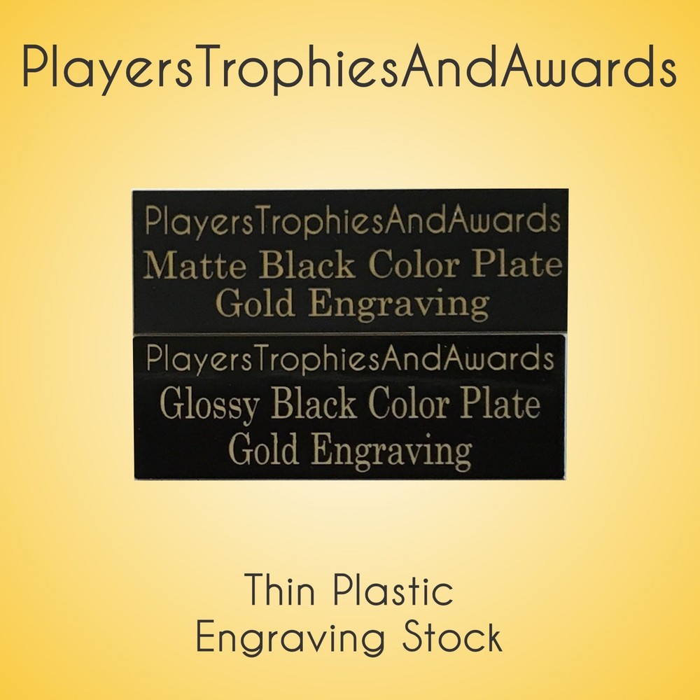 ROUND shaped engraved NAME PLATE Thin plastic personalized Custom circle PTA
