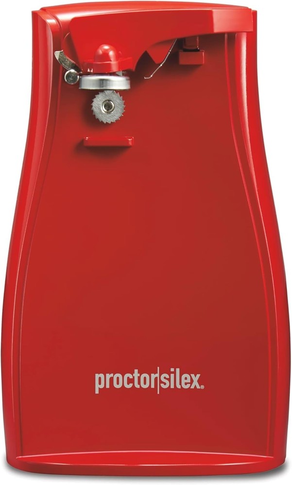 Stylish Automatic Can Opener with Easy-Clean Design & Integrated Knife Sharpener