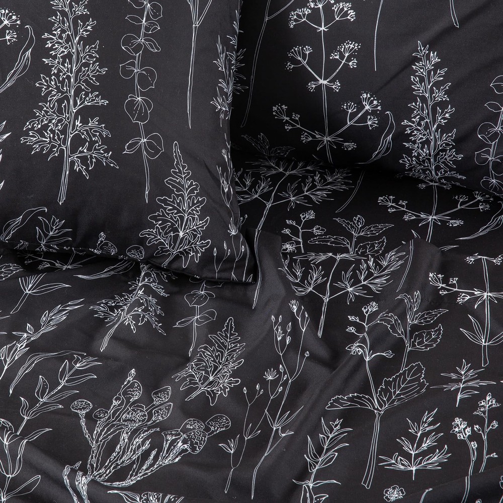 Black Sheets Queen,Deep Pocket Sheets, 1800 Thread Count Pattrn Bed Sheets So...