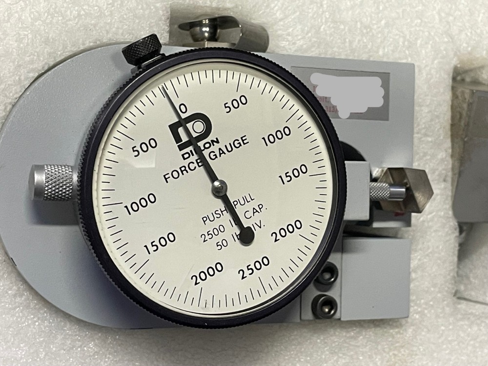 Dillon Model X Mechanical Force Gauge, Push Pull Style , 2500 lb Capacity