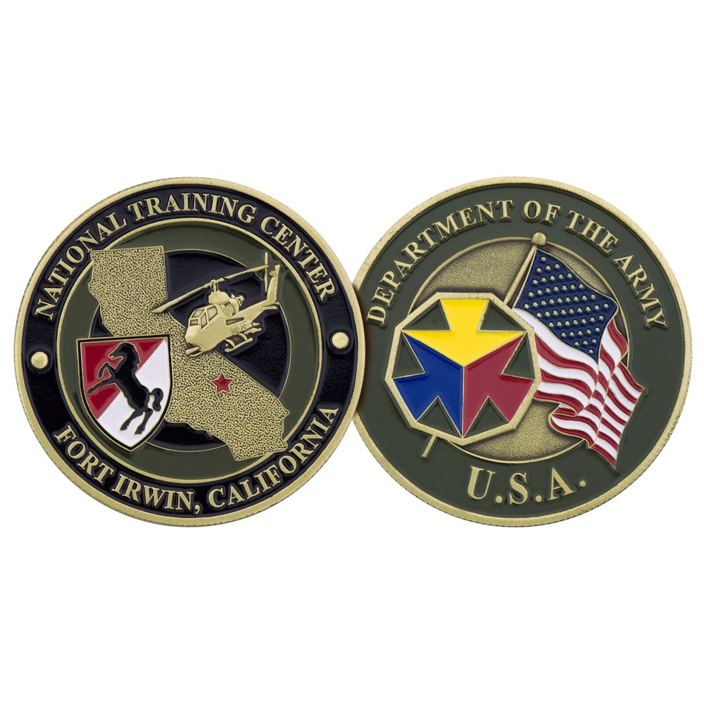 FORT IRWIN NATIONAL TRAINING CENTER CHALLENGE COIN
