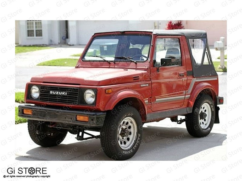 OEM Quality Suzuki Samurai Replacement Soft Top1986-1994 Clear Windows In Black