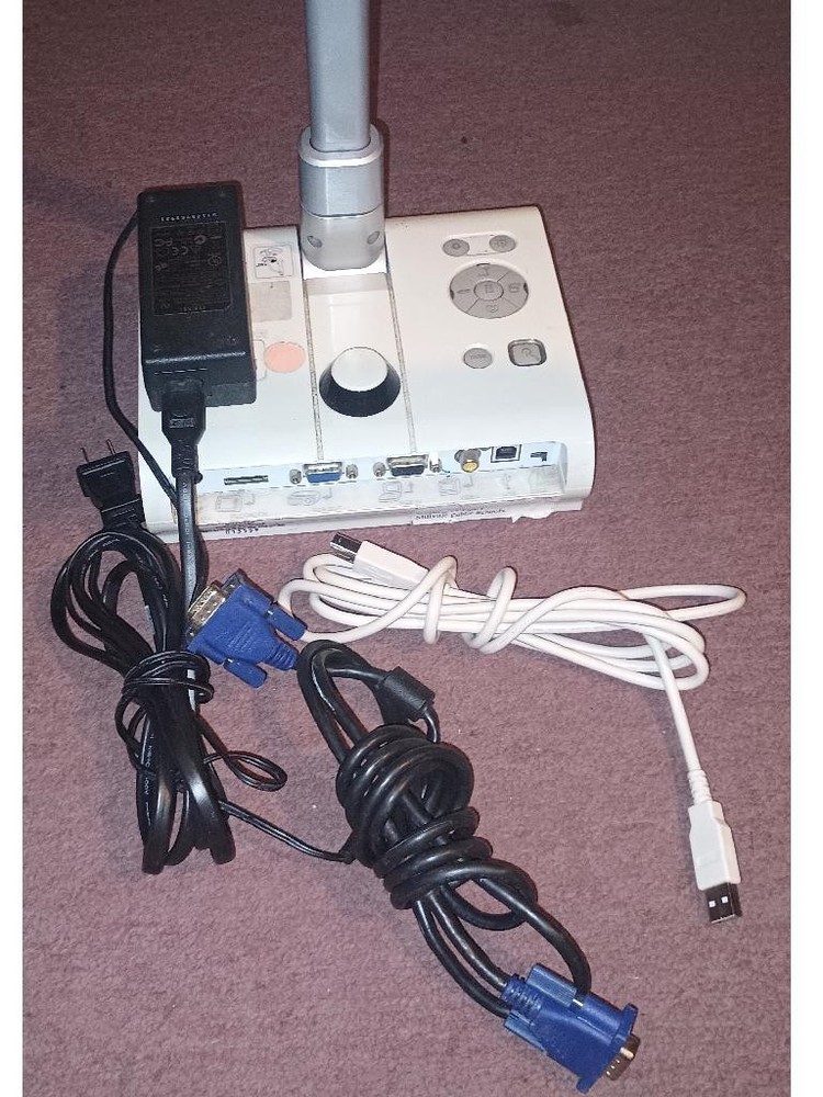 Elmo TT-02 Digital Document Camera Visual Presenter 5.2X Optical Zoom ALL CORDS