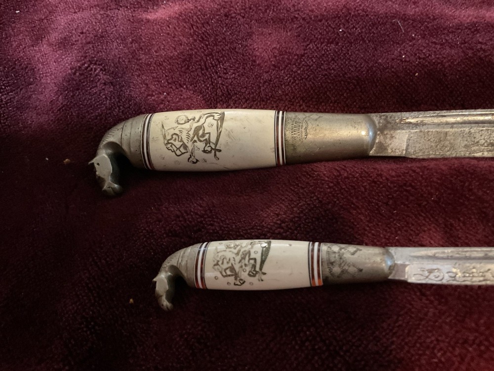 Horsehead Double Puuko Knife, rare handle