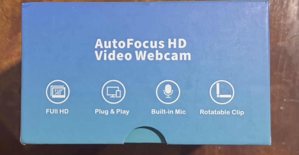 AutoFocus HD Video WebCam , Stereo Microphone., Webcam for PC