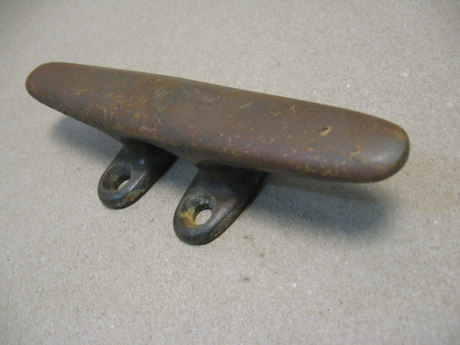 Antique Vtg 6" Solid Bronze Merriman Boat Sailboat Marine Mooring Cleat