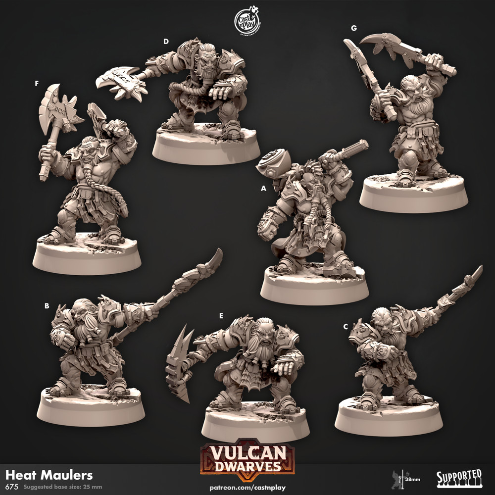 Dwarf Heat Maulers | CastnPlay |