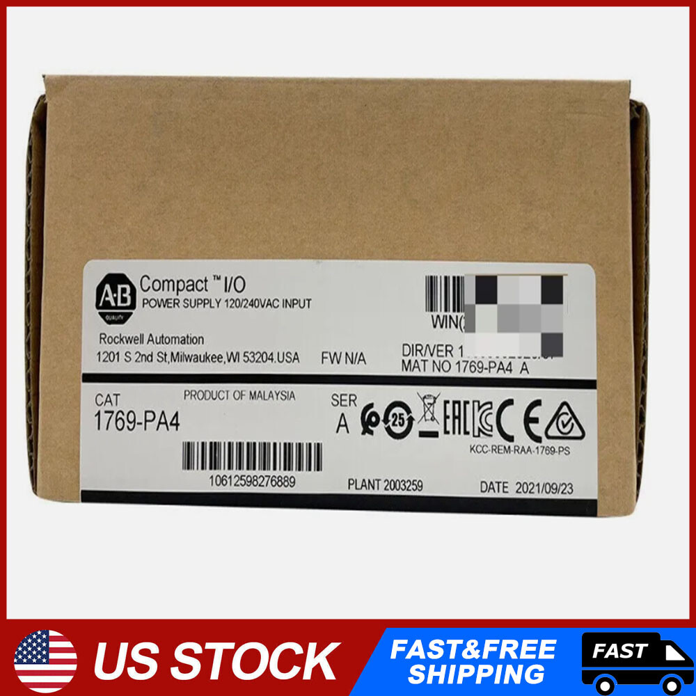 New  AB 1769-PA4 CompactLogix Power Supply Module