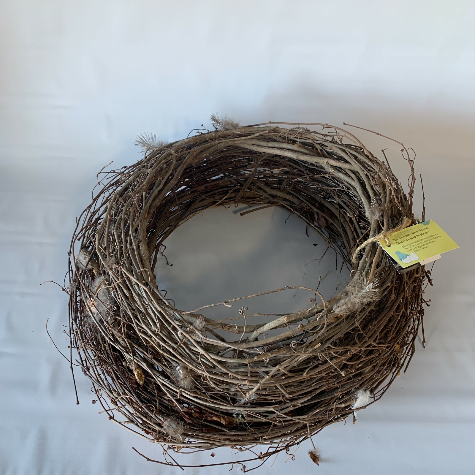 Twig Newborn Baby Nest Feathers Photography Props Photographer Handmade