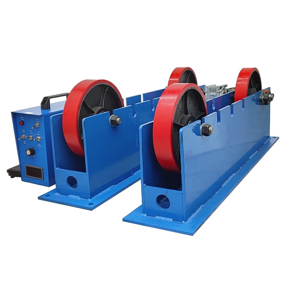 1 Ton Adjustable Welding Tank Turning Rolls 110V Pipe Welding Roller Rack