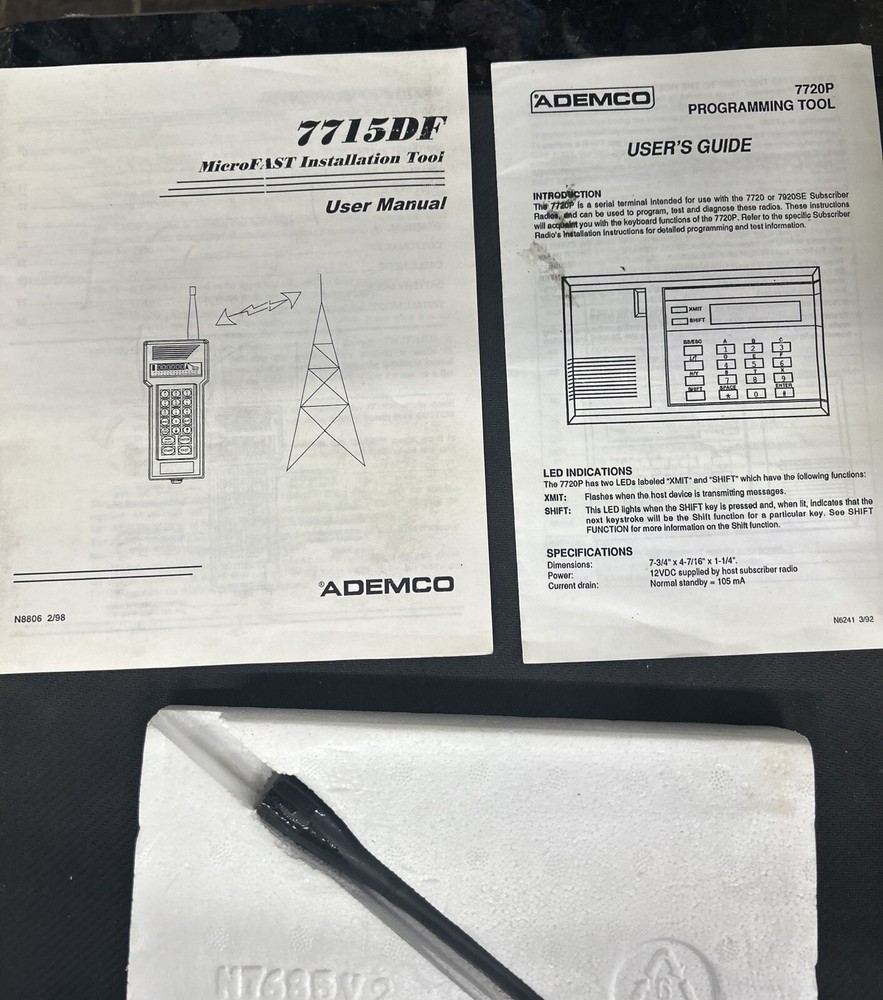 ADEMCO 7715DF INSTALLATION KIT/PROGRAMMER