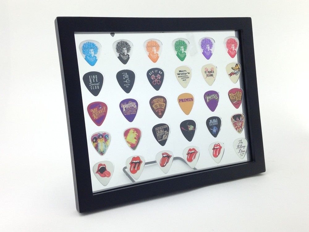 PLECTRUM SPECTRUM™ 8" x 10" Guitar Pick Display Insert- 30 CLEAR - NO FRAME