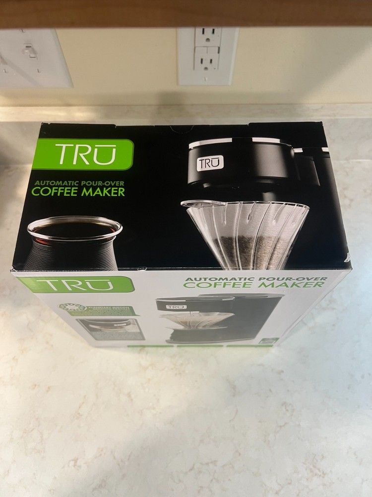 TRU Automatic Pour Over Coffee Maker w/ Digital Controls - New
