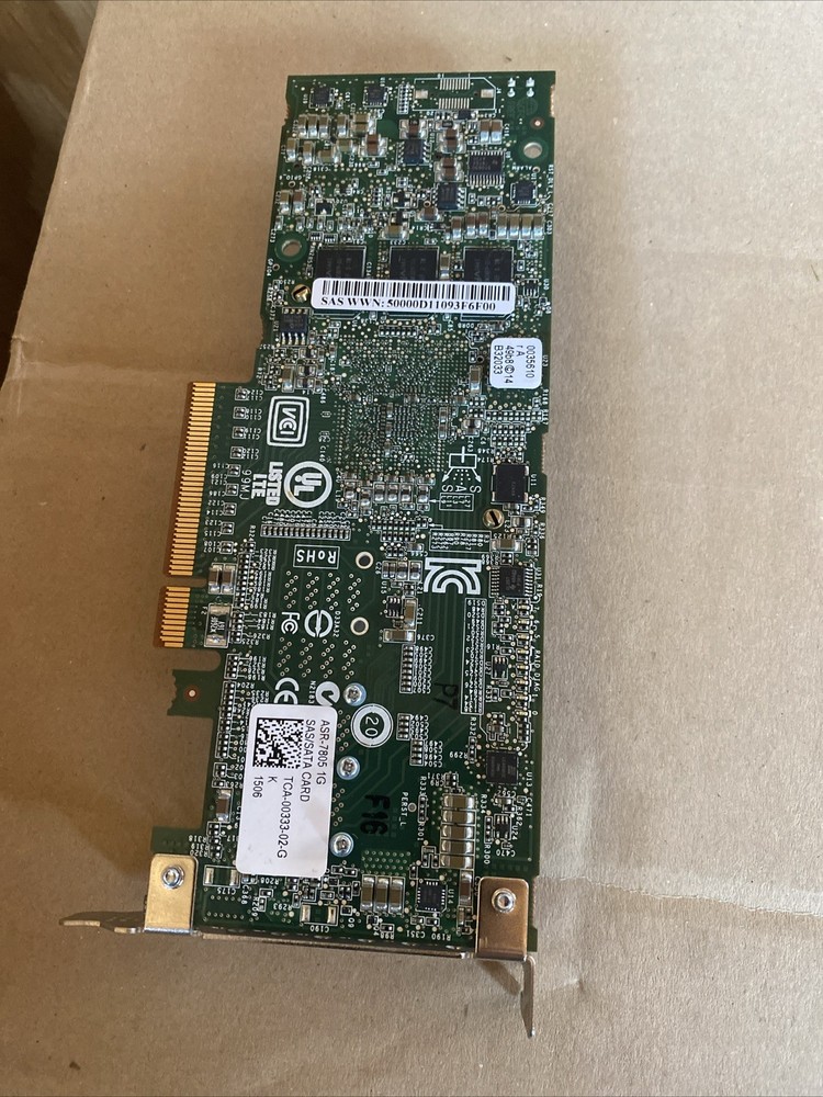 Adaptec ASR-7805 6Gbs SAS PCIe X8 -1GB Cache RAID Controller