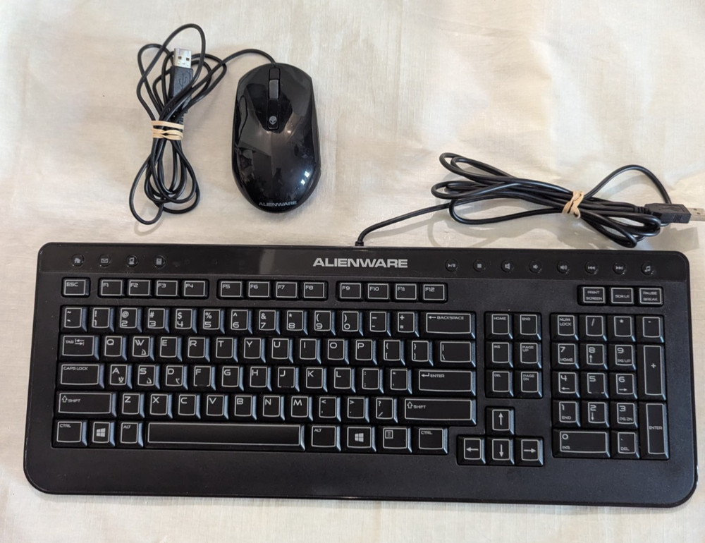Alienware Gaming Wired USB Keyboard and Mouse