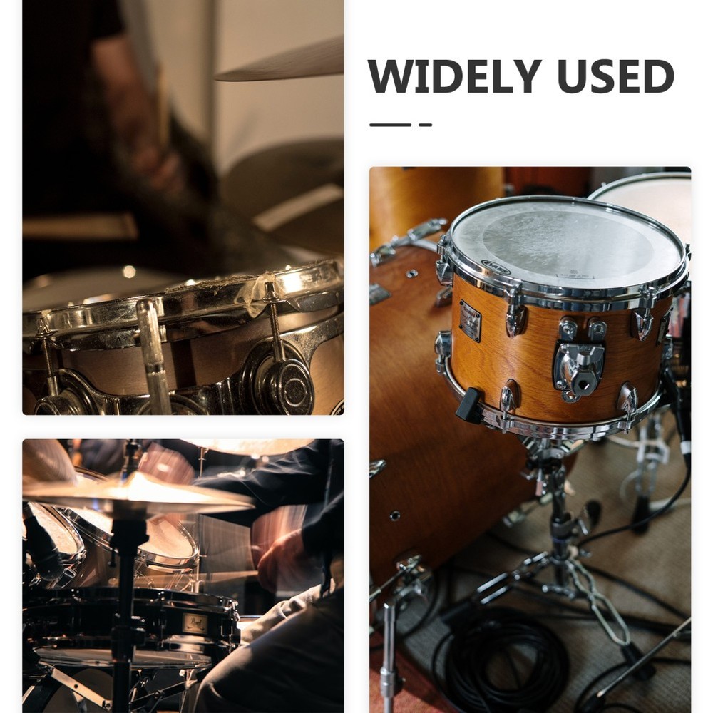 Drum Hoop Guard Replacement Pad Soft Dampener Bass Protector