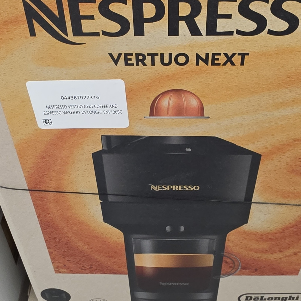 Nespresso Vertuo Next Coffee and Espresso Maker Capsule Machine Black
