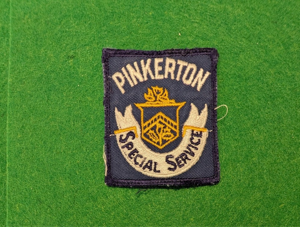 Vintage  Pinkerton Special Service -  patch