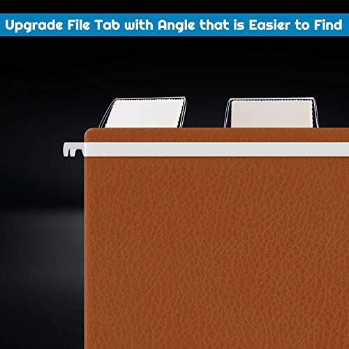 File Folder Tabs, 100 Sets Hanging File Folder Labels 2" Tabs and Inserts for