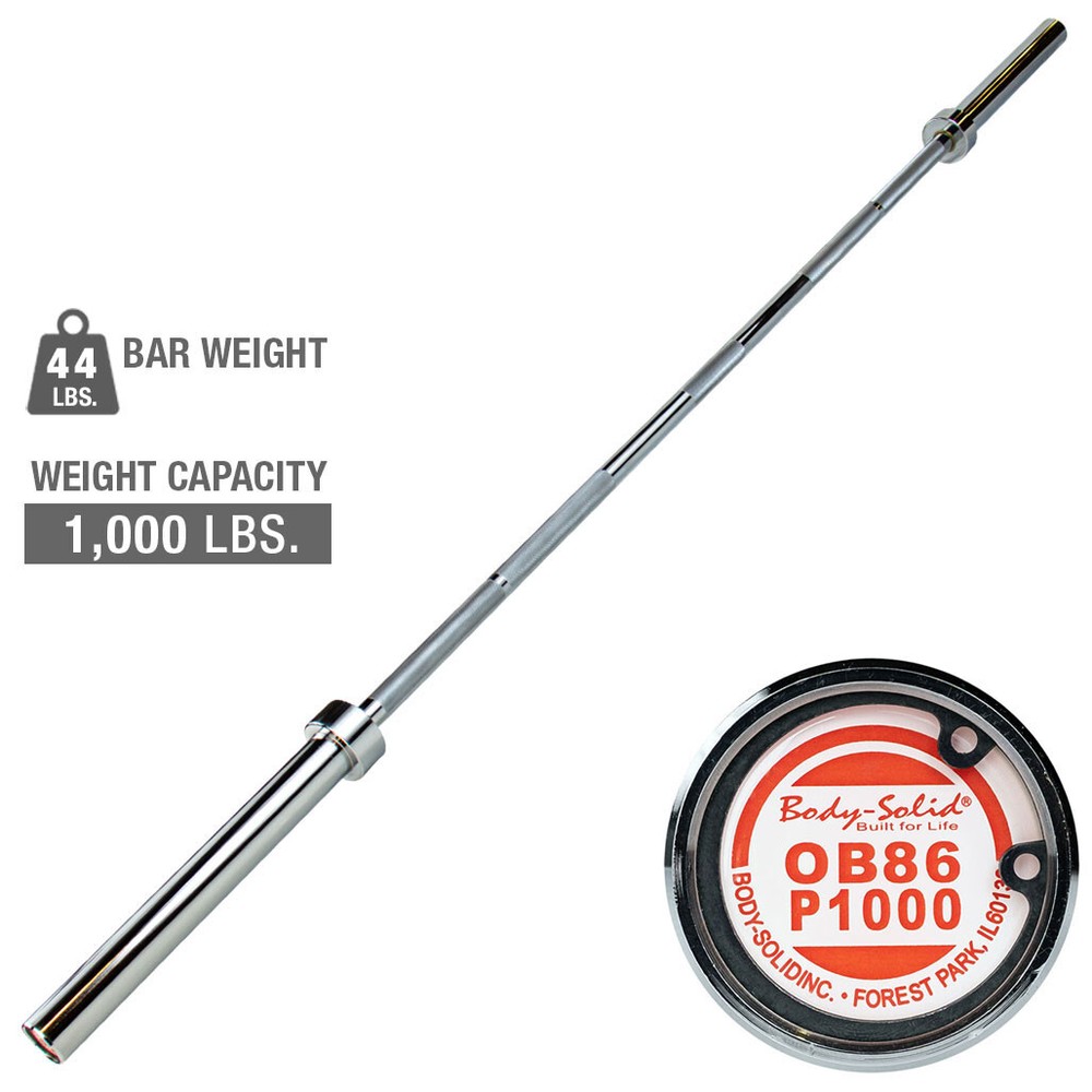 Body-Solid Premium Olympic Bar 1000 lb. Capacity