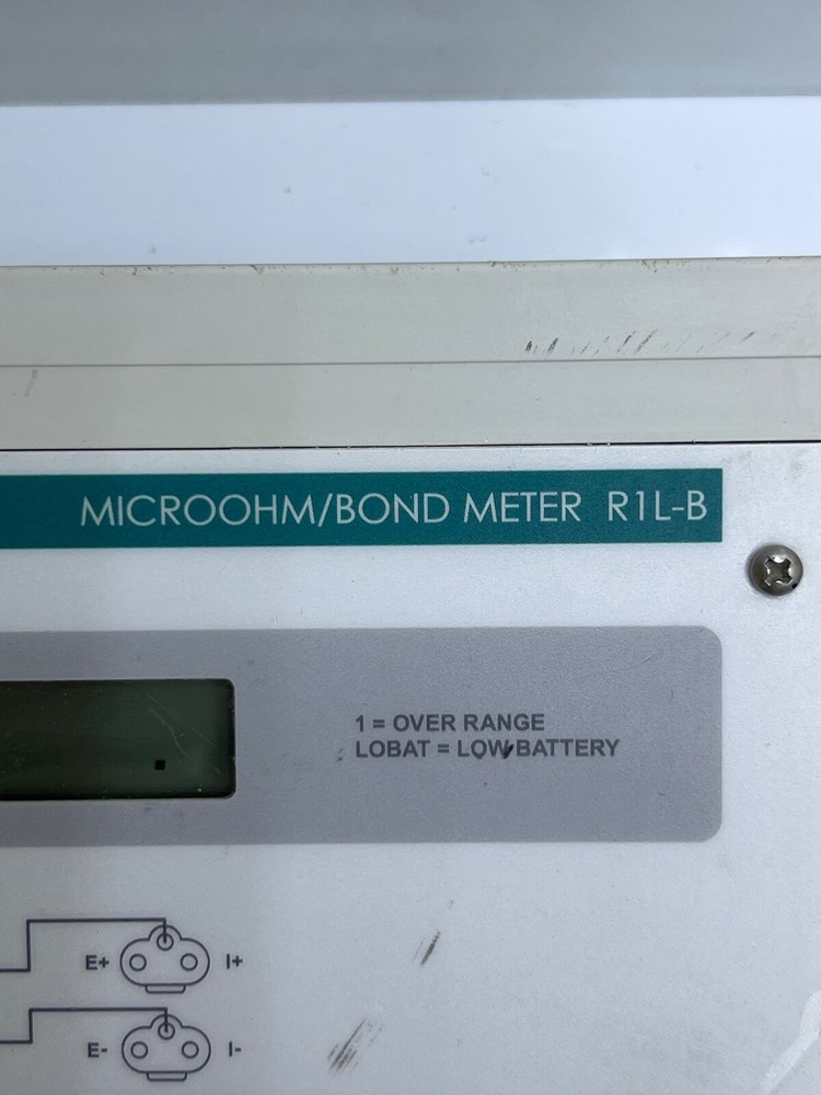 TEGAM R1L-B MICROOHM/BOND METER
