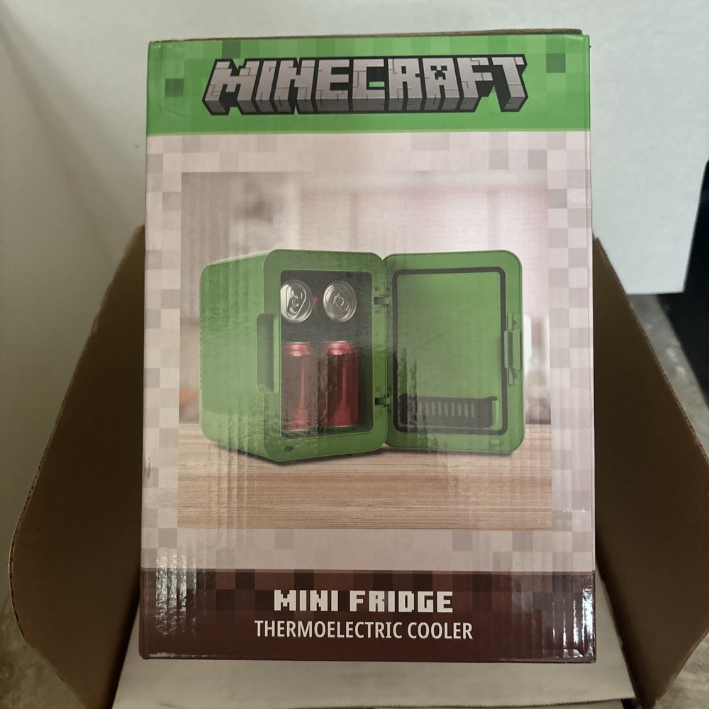 Minecraft Mini Fridge ~6 Can Refrigerator