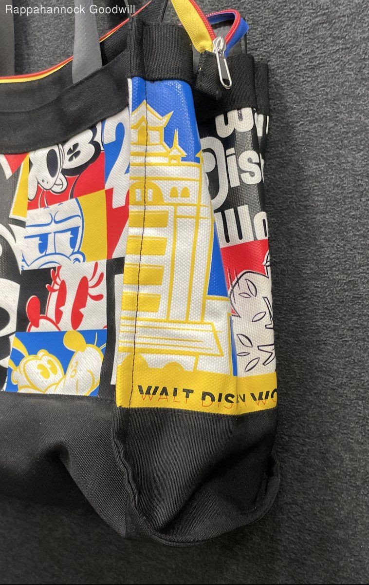 Disney Walt Disney World 2021 Pop Art Mickey Mouse Multi-Color Tote Bag