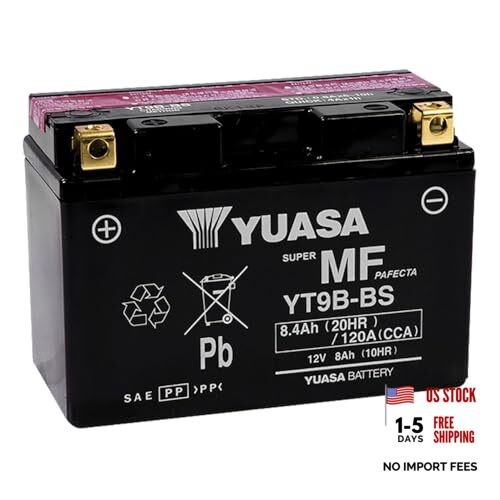 YUAM629B4 YT9B-BS Battery, Multi-Colored