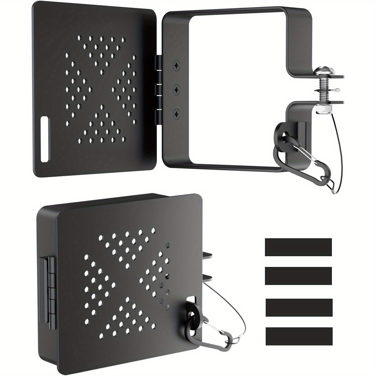 2PCS Aluminum RV Bumper End Cap for 4x4 Inch Square Camper Bumpers Plug