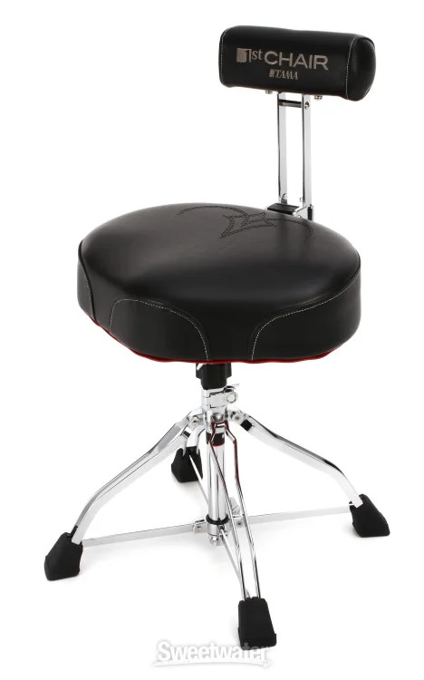 Tama Ergo-Rider Quartet with Backrest - Black