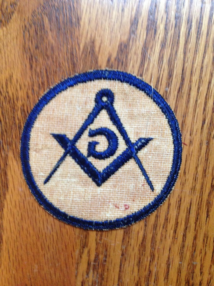 Vintage New Masonic/Freemasonry Round Patch