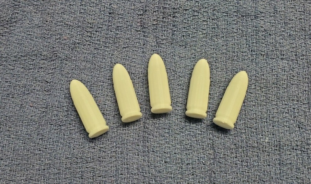 6- 9mm snap caps for training drills 3 gun free ship poly