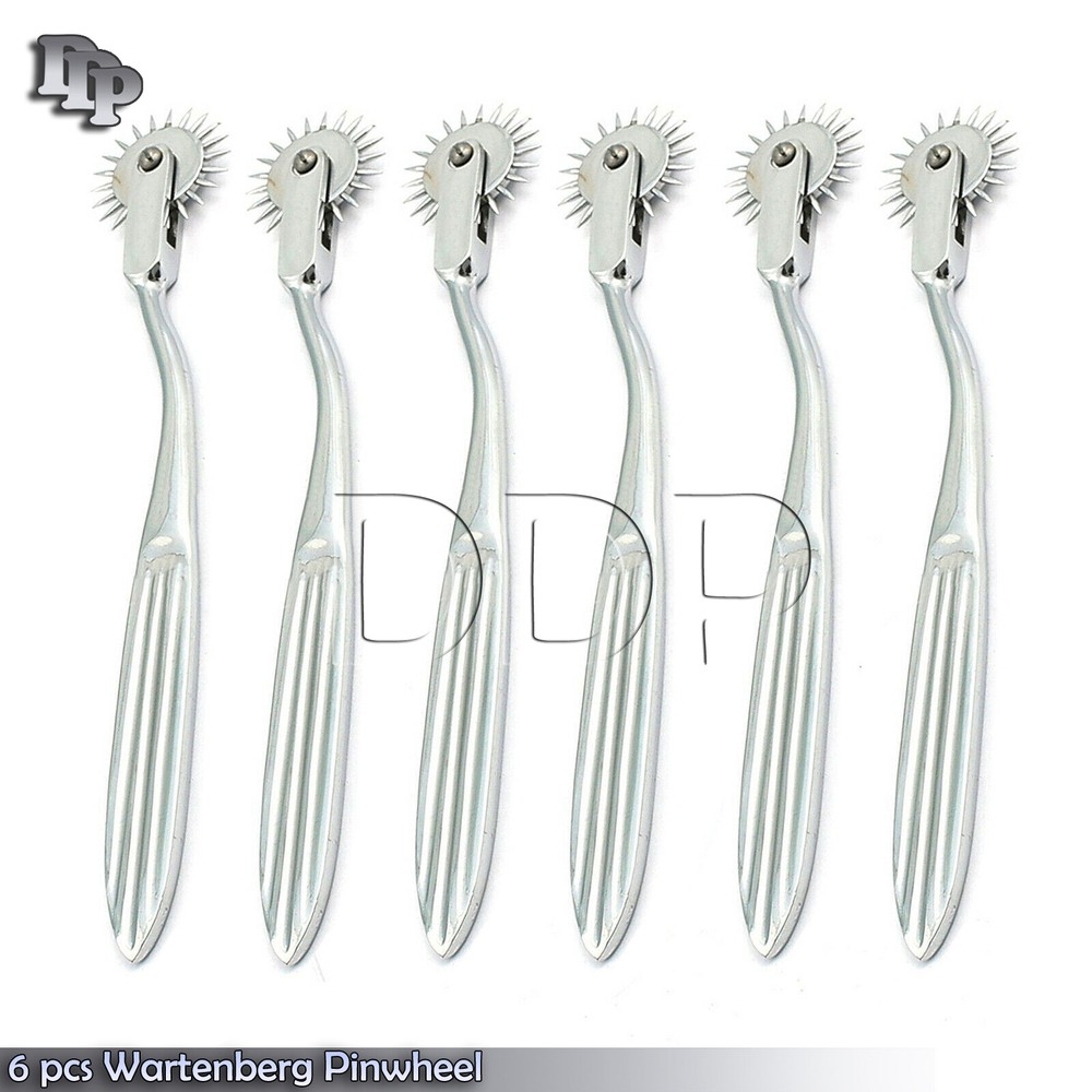 6 pcs Wartenberg Pinwheel Neuro EMT Surgical Instruments