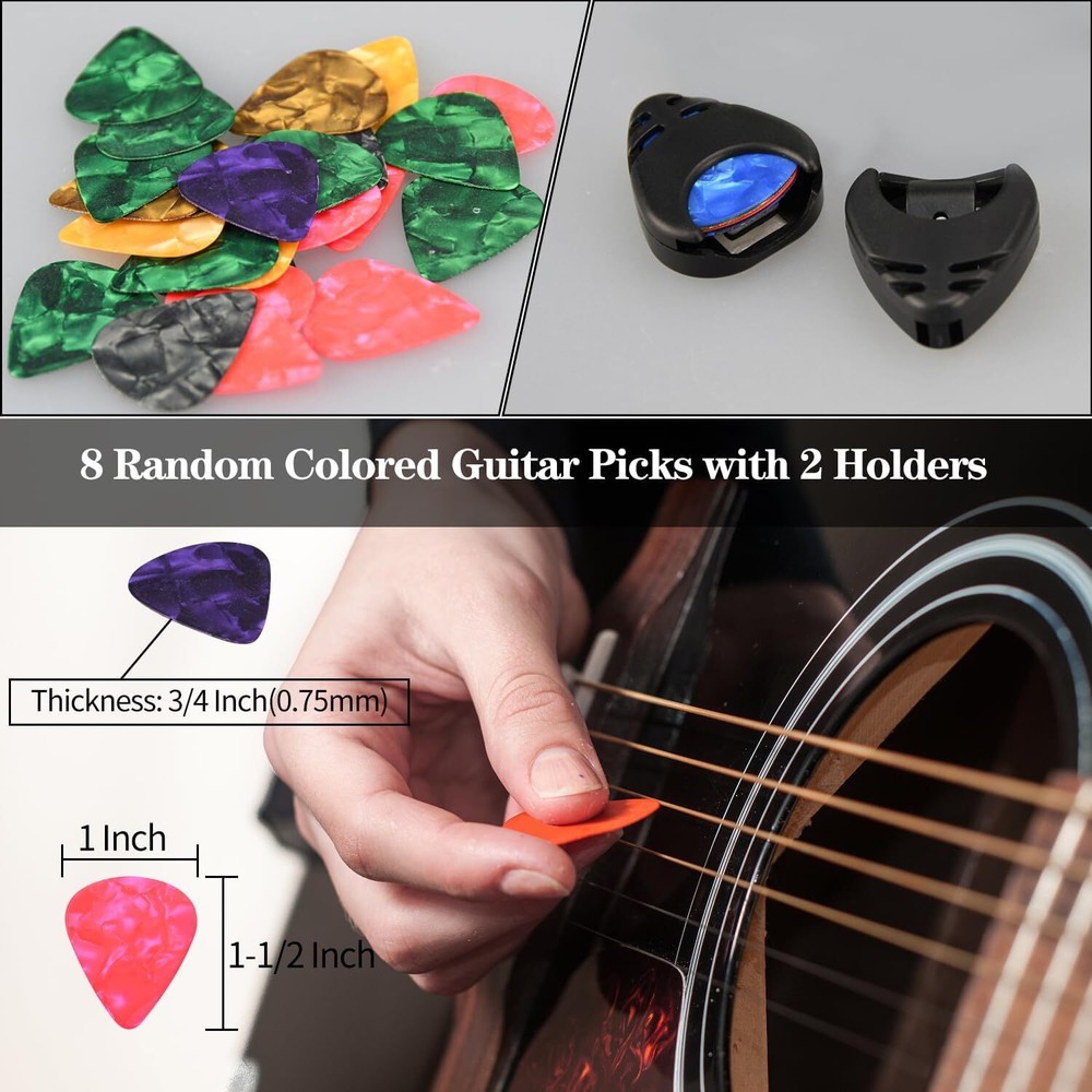 Guitar Capo Tuner Set, Accessories, Including 1 Set